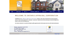 Desktop Screenshot of ontarioappraisal.ca